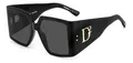 Produktbild: DSQUARED2 D2 0096/S 807 BLACK 56/17/140 Damen Sonnenbrillen