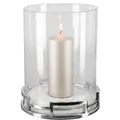 Produktbild: FINK Windlicht HOMMAGE Edelstahl Echtglas Höhe 31cm, Ø 23cm