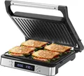 Produktbild: Olvy Sandwichmaker XXL, Digitaler Kontaktgrill mit Antihaftplatten, 3-in-1