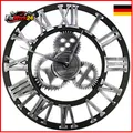 Produktbild: Römische Wanduhr 45 cm Metall Vintage Deko Wohnzimmer