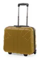 Produktbild: SUITLINE – Pilotentrolley Laptop-Koffer 2 Rollen Aktentrolley, Bordcase Flugzeug Underseater Pilotenkoffer Businesstrolley Hardcase Carry-On Hand Luggage ABS, TSA, 38 cm,Herbstgold
