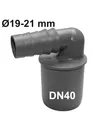 Produktbild: AIRFIT 50040SW Schlauchwinkel Ø19-21 mm, für Abflussrohr, DN40