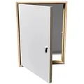 Produktbild: Roto Kniestocktüre ISO mit innenliegender Wärmedämmung 70x70cm Standardmaße