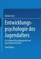 Produktbild: Entwicklungspsychologie des Jugendalters Helmut Fend Taschenbuch xviii Deutsch