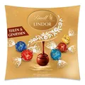 Produktbild: Lindt Lindor Sharing Kugeln Milch Feinherb Weiß SaltedCaramel Haselnuss 250g
