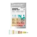 Produktbild: Wassertester Trinkwasser & für Pool, Aquarium, Teich – 25 Teststreifen 18in1 ...