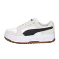 Produktbild: PUMA Rebound Femme Low SD Damen-Sneaker, Weiß/Schwarz/Frosted Ivory, 3.5 UK