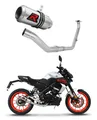 Produktbild: MT 125 2021 - 2024 Komplette Auspuffanlage Schalldämpfer GP DOMINATOR