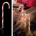 Produktbild: Haushalt International LED Gartenleuchte 4er LED Zuckerstangen Gartenstecker