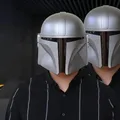 Produktbild: Mandalorian Star Wars Helm PVC 1:1 Cosplay Kostüm Clone Trooper Kopf