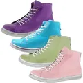 Produktbild: Andrea Conti 0341500 Damen Schnürboots mit Reißverschluss High Top Leder, Größe:39 EU, Farbe:Grün - Grün - 39