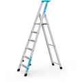 Produktbild: ZARGES Stehleiter einseitig Nova S silber 6 Stufen, H: 203,0 cm