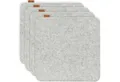 Produktbild: Miqio Sitzkissen 4 er Set Sitzkissen 4 Sitzauflage mit Antirutschnoppen 35 x 35 cm, Nachhaltig: Aus recycelten PET Flaschen hergestellt.