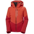 Produktbild: Helly-Hansen Alphelia Jacke für Damen - Skijacken mit HELLY TECH PROFESSIONAL, Synthetikisolierung, versiegelte Nähte, 162 Rot, XS