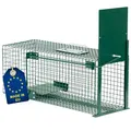 Produktbild: ITA Lebendfalle 5001 60x23x23 cm - Wetterfeste & Zuverlässige Falle für Kleintiere wie Marder und Ratten - Rattenfalle Marderfalle - Fertig Montiert, Bissschutz, Tragegriff