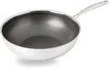 Produktbild: Hensslers Wok, silber (edelstahlfarben), Ø 28cm + Höhe 12,5cm