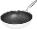Produktbild: HSN Wok Edelstahl 28cm