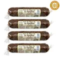 Produktbild: Original spanisches Feigenbrot mit Mandeln - 100 % natürlich - Superfood - Vegan - länglich - 4 x 350 Gramm - 1,4 Kg Vorteilspack