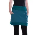 Produktbild: Vishes A-Linien-Rock Thermorock warmer Damen Winterrock kurz Taschenrock aus ECO-Fleece Hippie, Retro, Style, Alternative Bekleidung blau 42