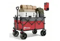 Produktbild: Sekey Bollerwagen Faltbar Handwagen Faltbollerwagen mit extra breiten All-Terrain-Rädern, XXL Plus Bollerwagen 200L 200KG Belastbar, 4-Wege-Sofortaufbau
