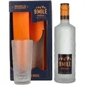 Produktbild: 9 Mile Vodka 37,5% Vol. 0,7l in Geschenkbox mit Glas
