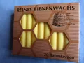 Produktbild: 20 Baumkerzen Weihnachtsbaumkerzen 100% Bienenwachs Gelb Christbaum Kerzen