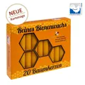 Produktbild: Bienenwachs Baumkerzen 20 Stk Natur Honigduft Christbaumkerzen Imker Handarbeit