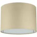 Produktbild: Wogati Lampenschirm Premium Hänge- und Stehlampe Lampenschirm Wogati beige|goldfarben Ø 40 cm