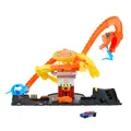 Produktbild: Hot Wheels City Toy Car Track Set, Pizza Slam Cobra Attack, Snake Tail Spiral Tr
