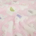 Produktbild: Baby Kuscheldecke Blanket Buggy Fleece Decke Tagesdecke Mädchen Rosa Elefanten