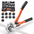 Produktbild: VEVOR Presszange Hydraulik PEX-Alu-Kunststoff- u. Edelstahlrohre TH16-32 V12-28