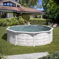 Produktbild: Gre Pool Finlandia Rund mit Nordicoptik Ø 460 cm x 120 cm NordicWeiß
