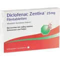 Produktbild: Diclofenac Zentiva 25 mg Filmtabletten 20 St