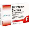 Produktbild: Diclofenac Zentiva 25mg