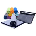 Produktbild: Mikrofaser Handtuch Set - für Sauna Fitness Sport I Strandtuch Sporthandtuch ...