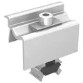 Produktbild: K2 Systems PV-Befestigung silberne Endklemme für Rahmenhöhe 30-42 mm für Single- und SolidRail-System (* 0% MwSt. gem. §12 Abs. 3 UstG)