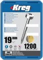 Produktbild: KREG Verzinkte Taschenlochschrauben - 19mm, Feingewinde, Flachkopf