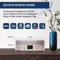 Produktbild: Nostalgieradio mit DAB+, Bluetooth, RXD 190 Verona, Weiß, Blaupunkt, GEPRÜFT