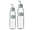 Produktbild: Mepal – Duo Pack Trinkflasche Ellipse Nordic Sage – 500 & 700 ml Inhalt – auch für kohlensäurehaltige Getränke – bruchfestes Material - auslaufsicher - Spülmaschinengeeignet