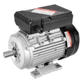 Produktbild: VEVOR 0,75 kW Elektromotor 1400 U/min, AC 220~240 V 5,45 A, 80, B3-Rahmen, Luftkompressormotor 1-phasig, 19 mm Keilwelle, Rechts-/Linkslauf für landwirtschaftliche Maschinen und allgemeine Geräte
