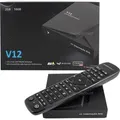 Produktbild: Intermedia Arts V12 4K UHD Android 11 IPTV OTT Streaming Box HD Receiver PVR Rea - Schwarz