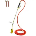 Produktbild: Gasbrenner 58 KW, Ständer, 5 Meter Schlauch, Adapter Dachbrenner Unkrautvernichtung, Anzünder, Bitumenbahnen Brenner Abflammgerät Abflammgerät für Unkraut SN0283