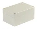 Produktbild: Blanko Modulgehäuse, Universal-Gehäuse aus ABS-Kunststoff mit Deckel, Mehrzweckghäuse mit Montagepunkten für Leiterplatten, IP 65 Schutzklasse, LxBxH 100x68x50 mm, Lichtgrau