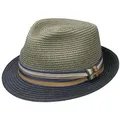 Produktbild: Stetson Strohhut Licano Trilby Sommerhut mit Ripsband grau 59/L