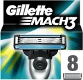 Produktbild: Gillette Rasierklingen Mach3 Turbo Packung 8 Klingen OFFIZIELLER Nachfüllpack Turbo Rasur
