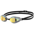 Produktbild: arena Airspeed Mirror Anti Beschlag Unisex Wettkampf Schwimmbrille für Erwachsene, Schwimmbrille mit Breiten Gläsern, UV-Schutz, 3 Austauschbaren Nasenstegen, Air-Seals Dichtungen