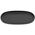 Produktbild: Creatable Servierplatte UNO Black, Schwarz, Keramik, oval, 33 cm, lebensmittelecht, Tischkultur & Servieren, Servierplatten