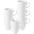 Produktbild: Seltmann Weiden Beat Color Glaze Kaffeebecher 350 ml 6er Set Weiß - DS
