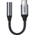 Produktbild: Kabel / Adapter Mini jack auf USB-C 10cm Ugreen Audio Adapter Adapterkabel Grau