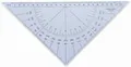 Produktbild: Linex Geodreieck Nautischer Winkelmesser 2800M 28cm transparent